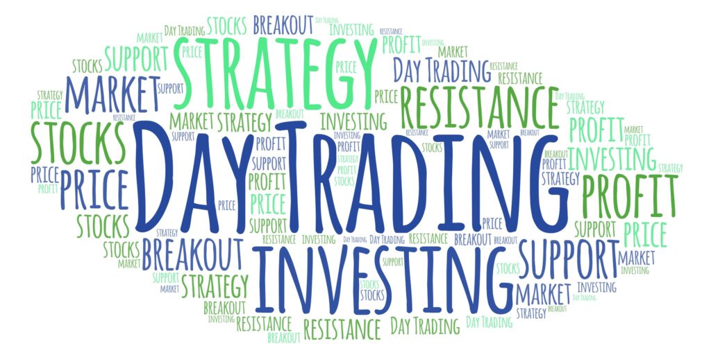 Várias palavras aparecem sendo que day trading está em destaque, uma das formas de escrever day trade