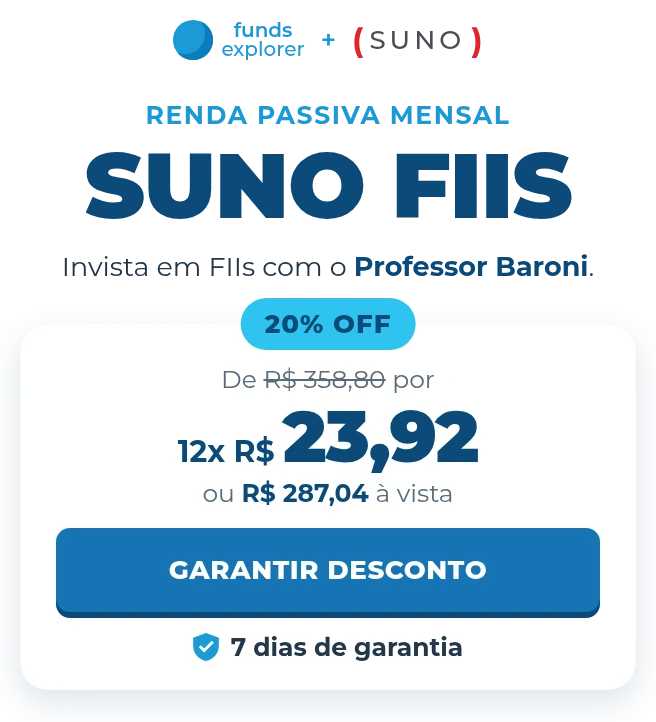 Banner assinatura suno fundos-imobiliarios